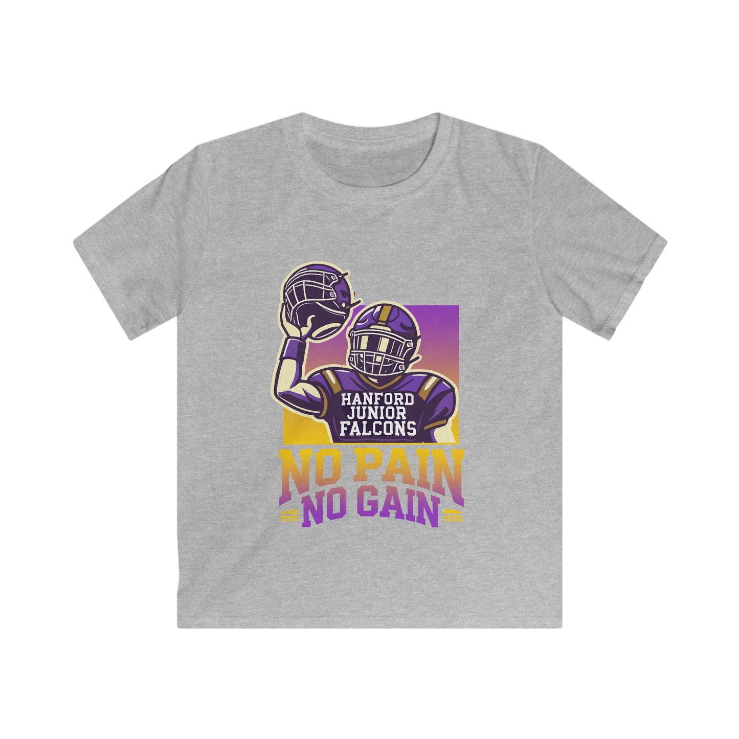 Football - Youth T-Shirt - 'No Pain No Gain'