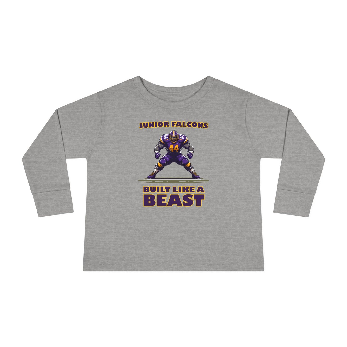 Football - Toddler Long Sleeve - Built like a Beast