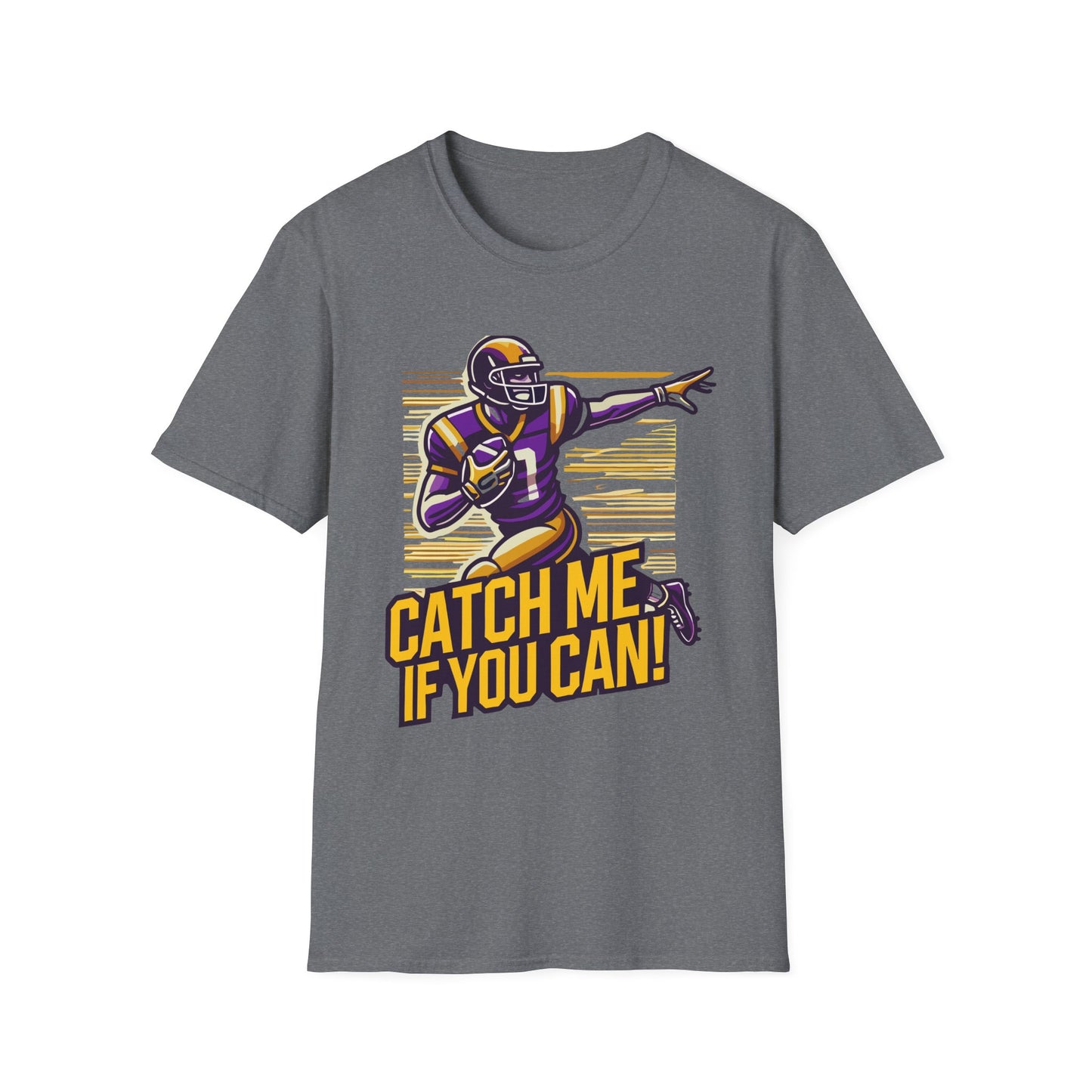 Football - Adult T-Shirt - Catch Me if You Can