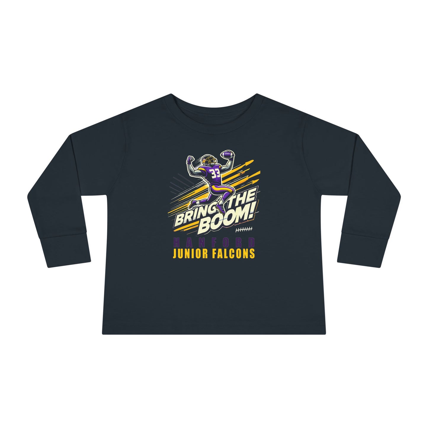 Football - Toddler Long Sleeve - Bring the Boom