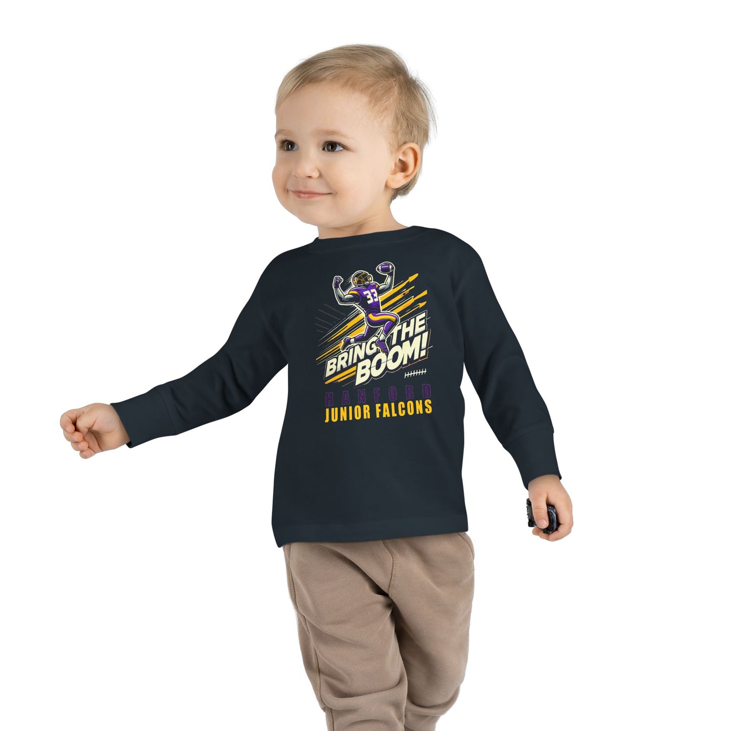 Football - Toddler Long Sleeve - Bring the Boom