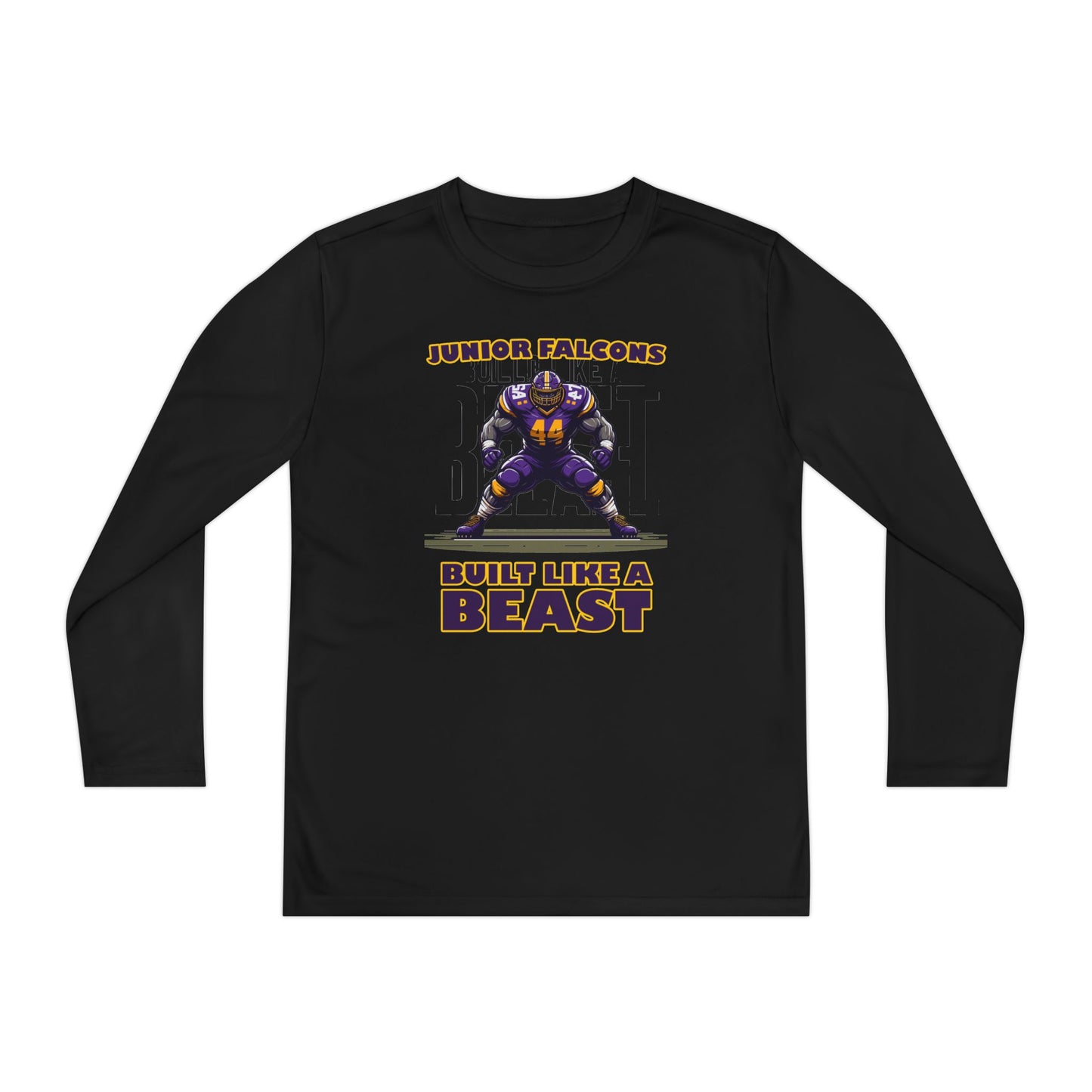 Football - Youth Long Sleeve - Built Like A Beast