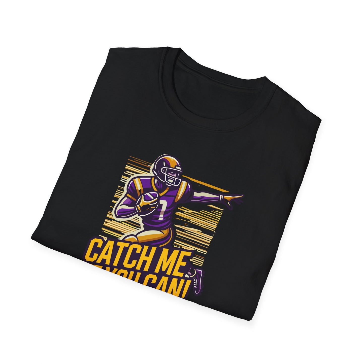 Football - Adult T-Shirt - Catch Me if You Can