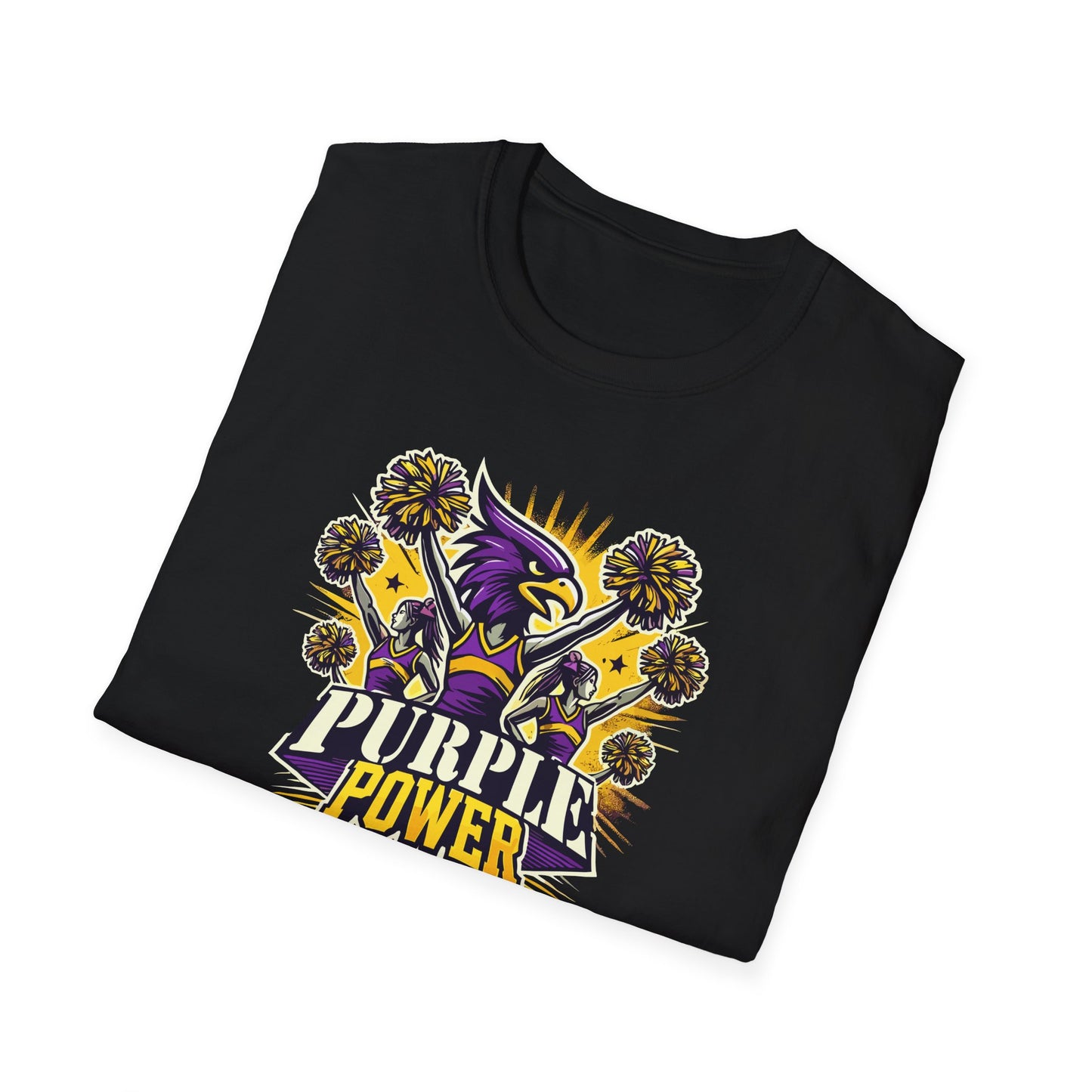 Cheer - Adult T-Shirt - Purple Power