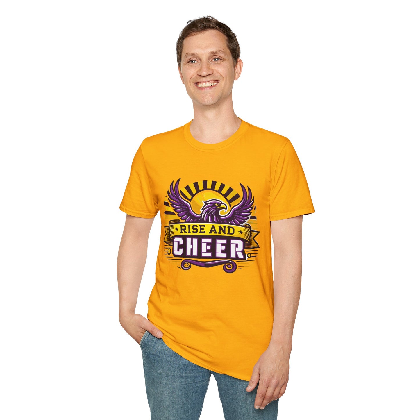 Cheer - Adult T-Shirt - Rise and Cheer