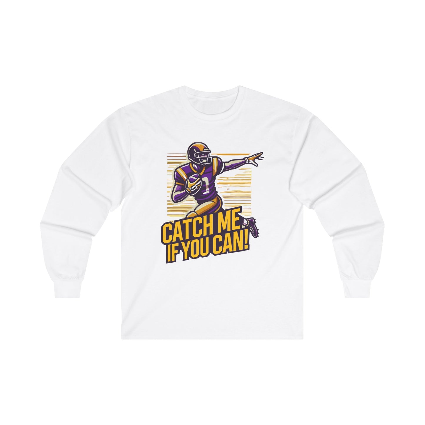 Football - Adult Long Sleeve - Catch me if you can