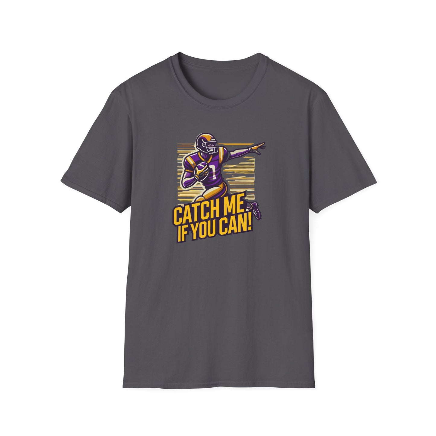 Football - Adult T-Shirt - Catch Me if You Can