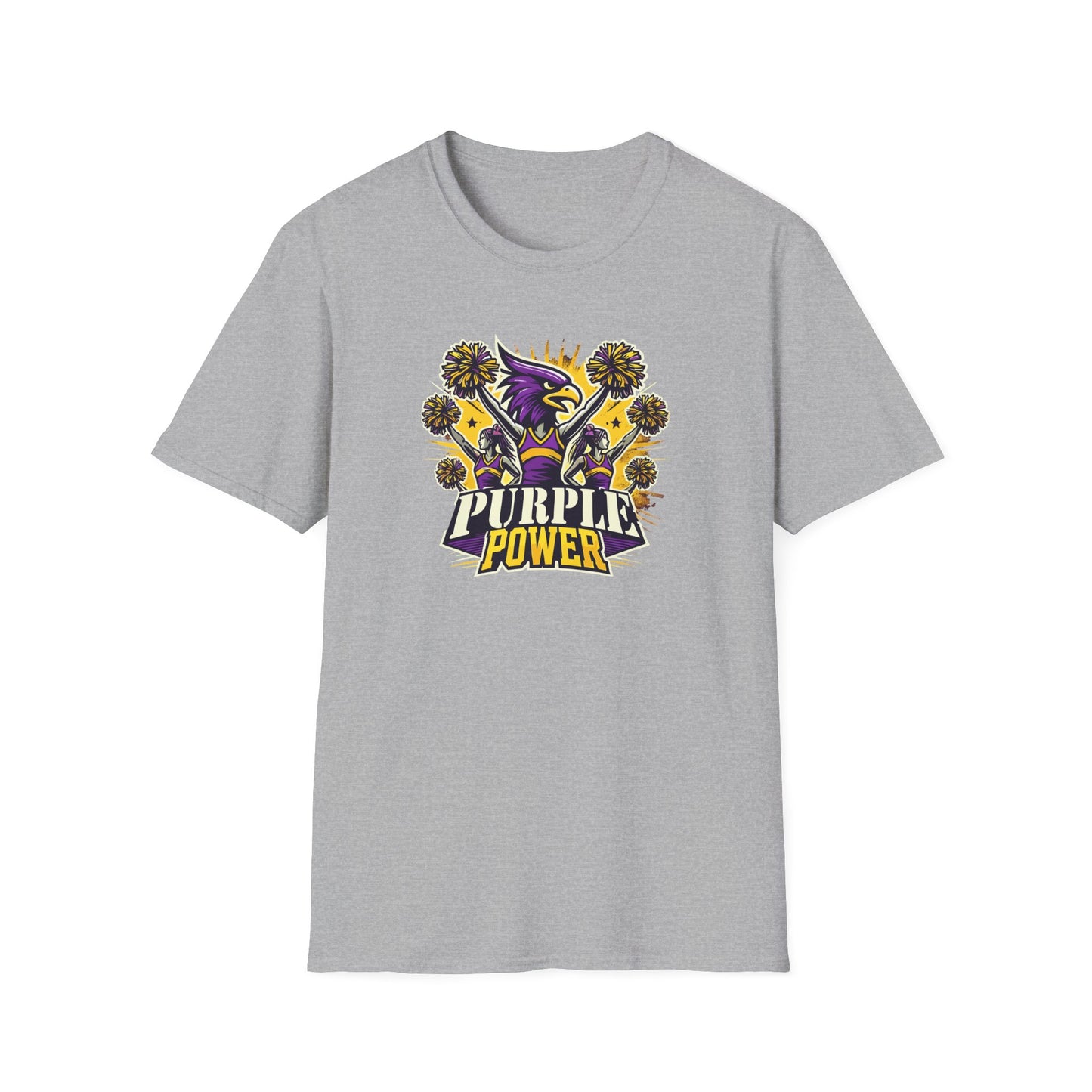 Cheer - Adult T-Shirt - Purple Power