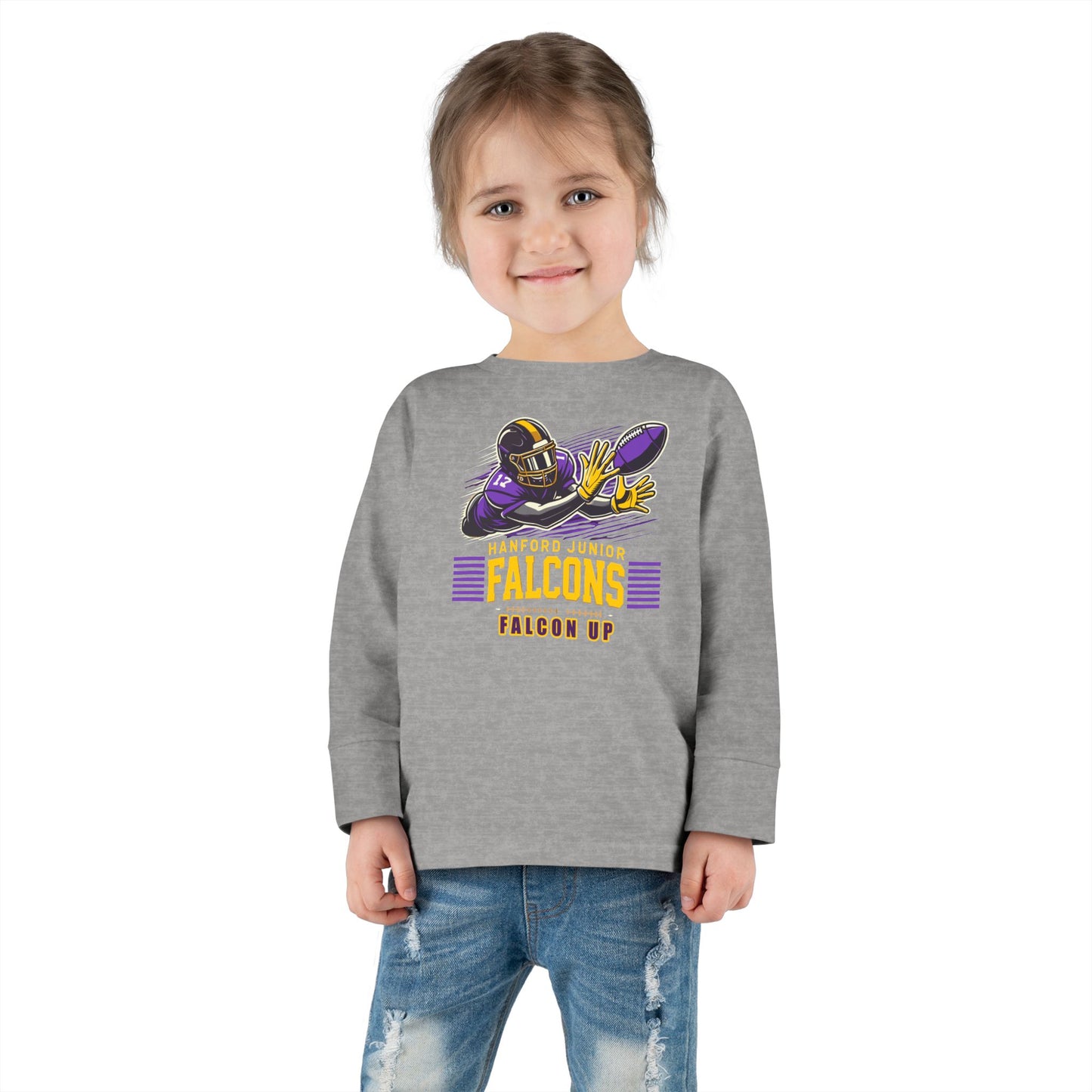 Football - Toddler Long Sleeve - Falcon Up