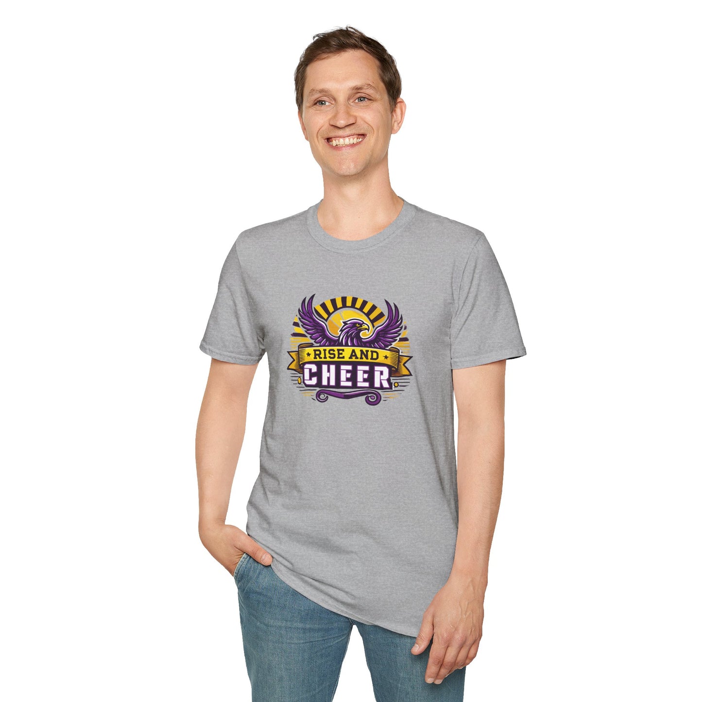 Cheer - Adult T-Shirt - Rise and Cheer