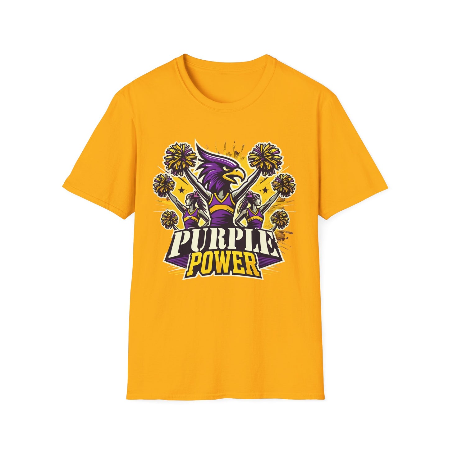 Cheer - Adult T-Shirt - Purple Power