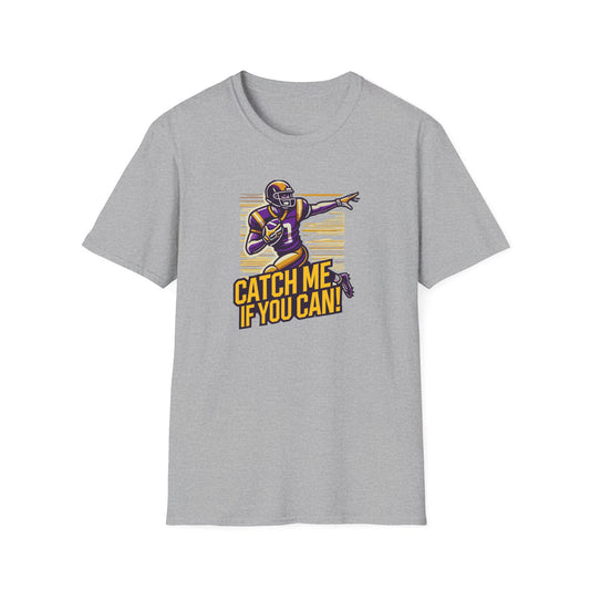 Football - Adult T-Shirt - Catch Me if You Can