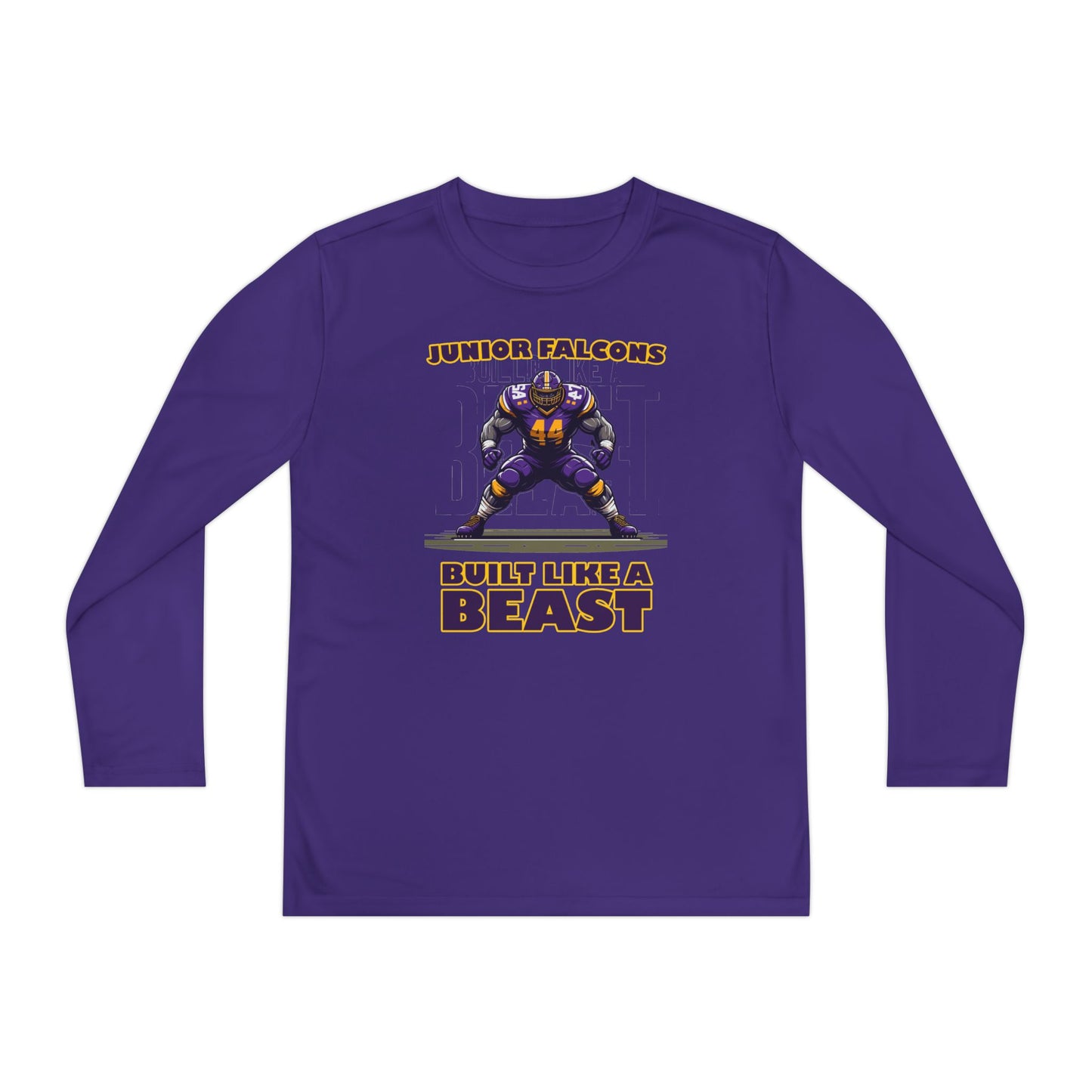 Football - Youth Long Sleeve - Built Like A Beast