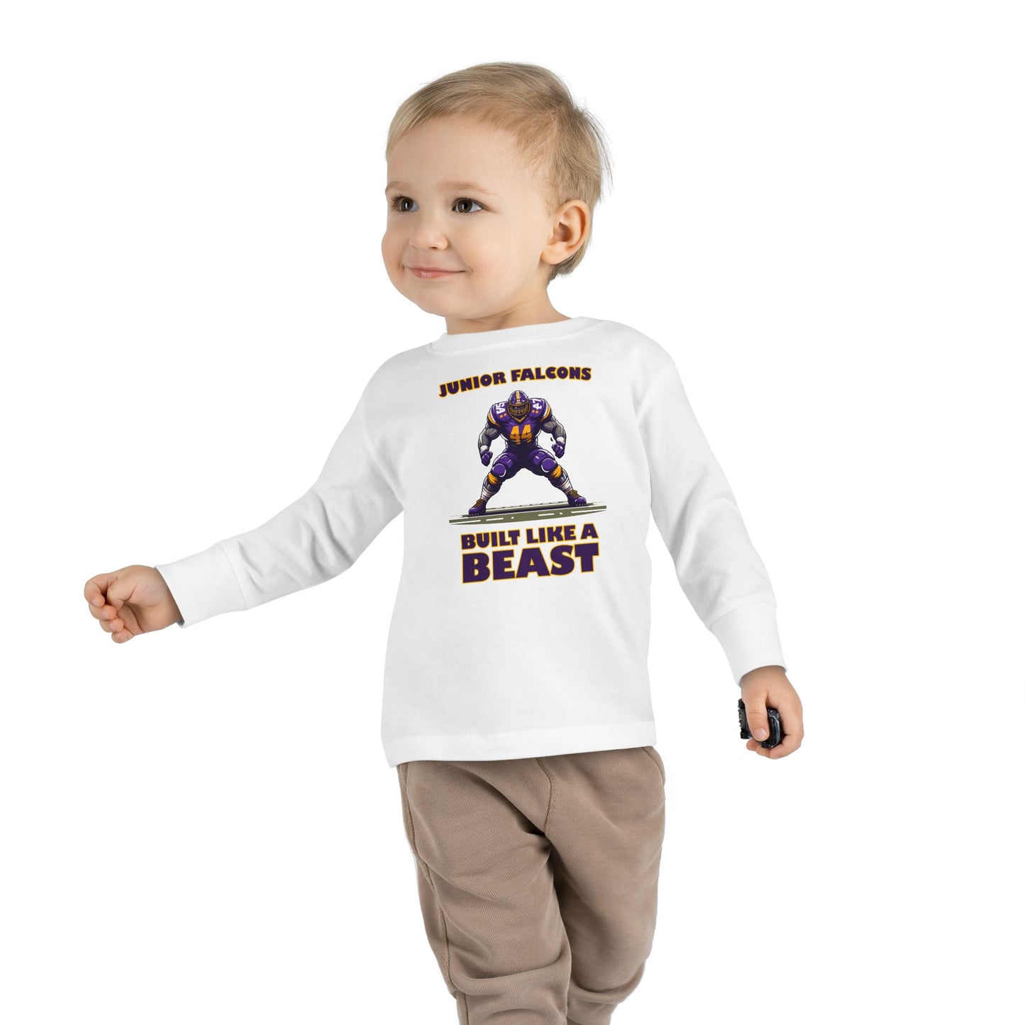 Football - Toddler Long Sleeve - Built like a Beast