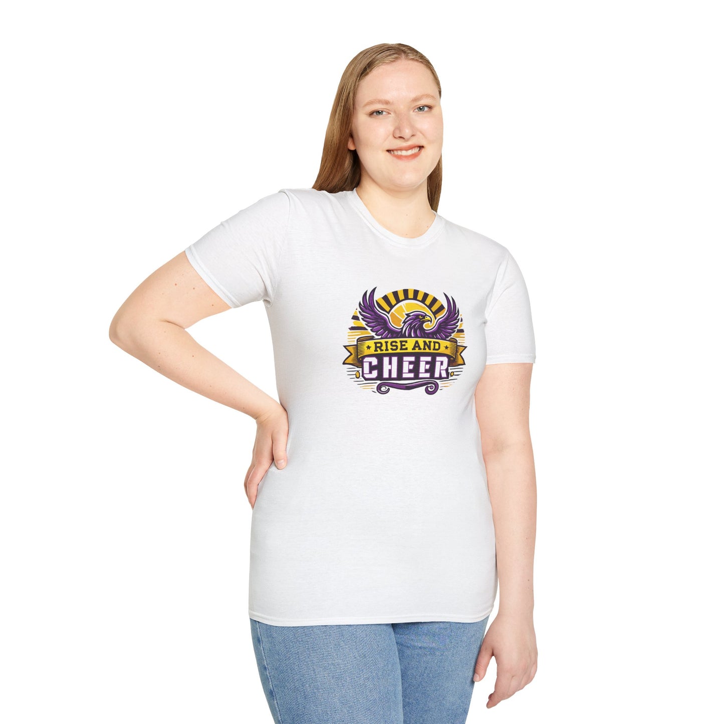 Cheer - Adult T-Shirt - Rise and Cheer