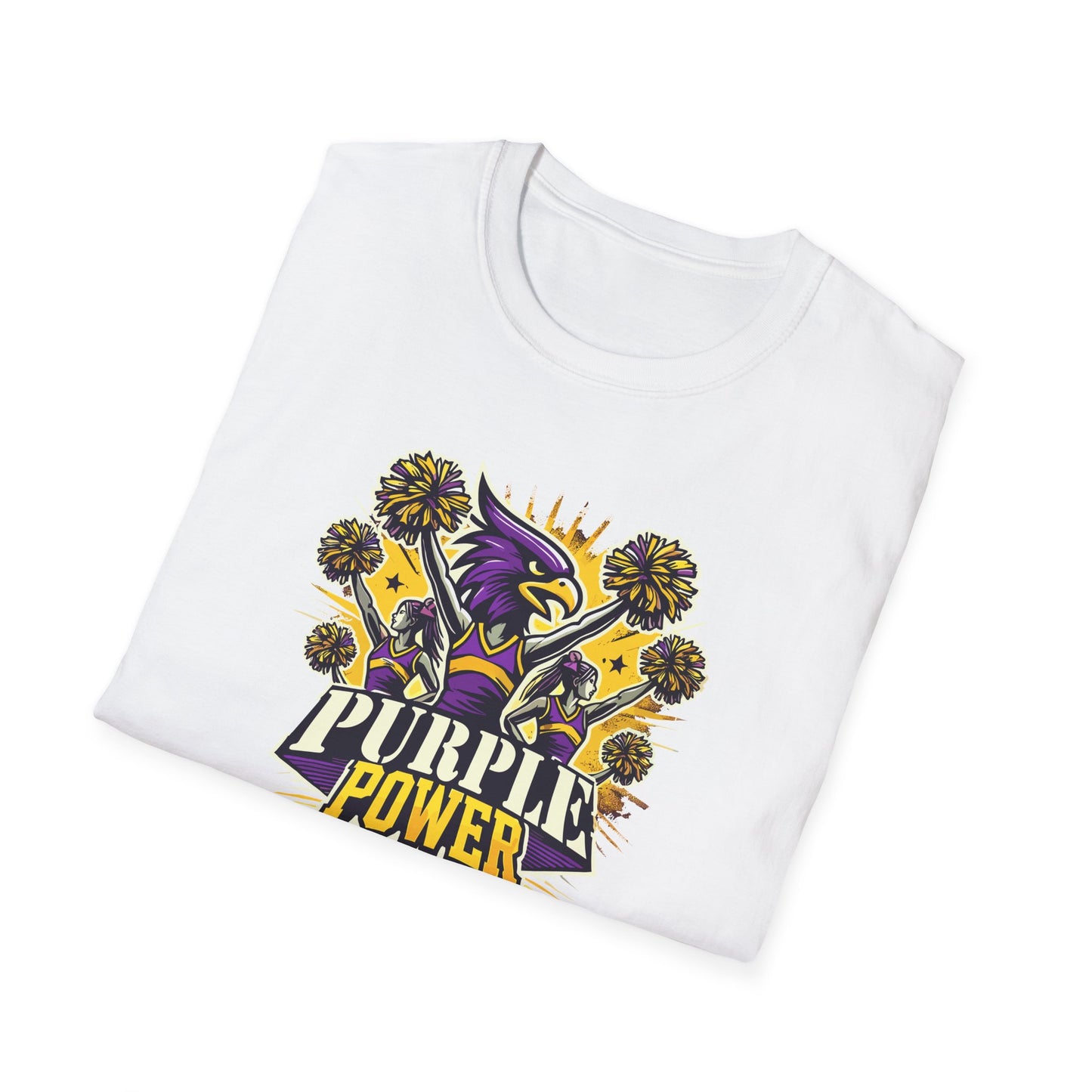 Cheer - Adult T-Shirt - Purple Power