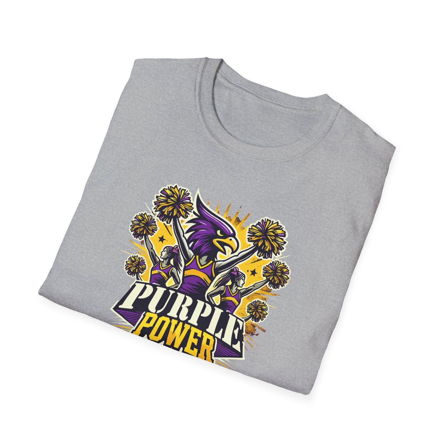 Cheer - Adult T-Shirt - Purple Power