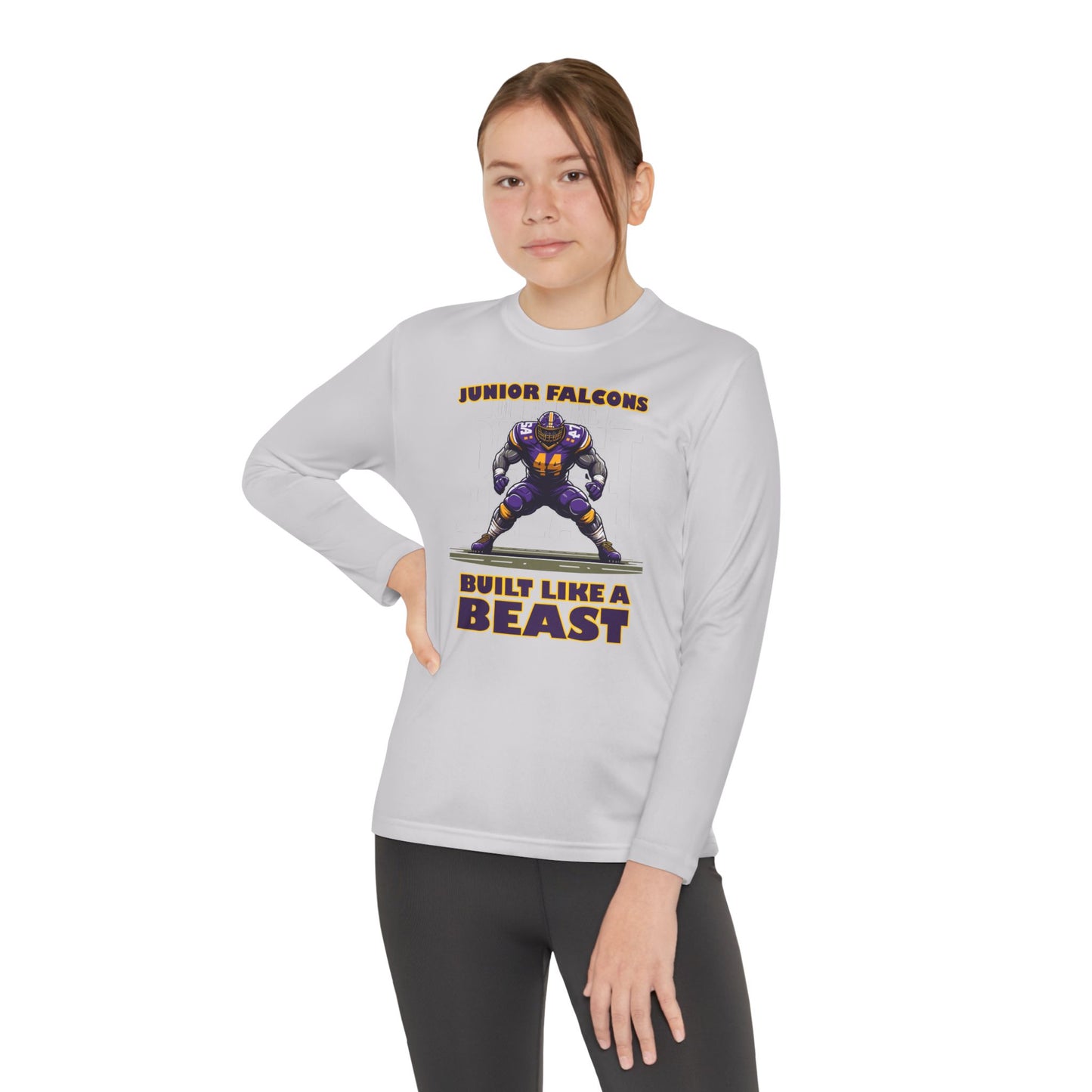 Football - Youth Long Sleeve - Built Like A Beast