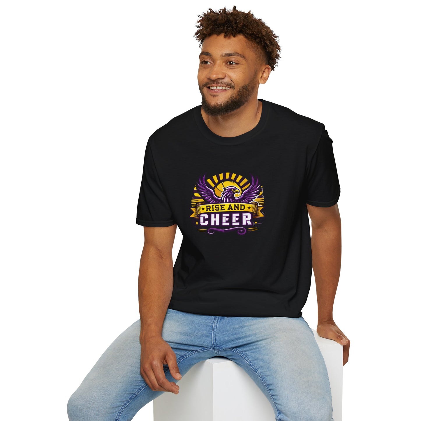 Cheer - Adult T-Shirt - Rise and Cheer