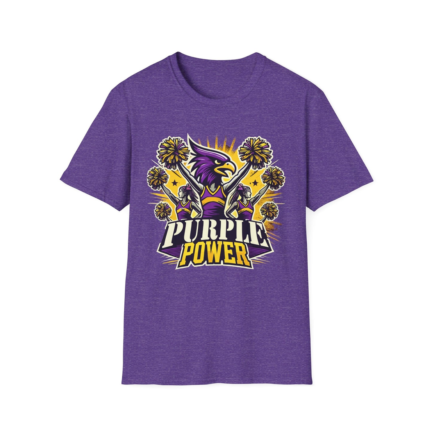 Cheer - Adult T-Shirt - Purple Power