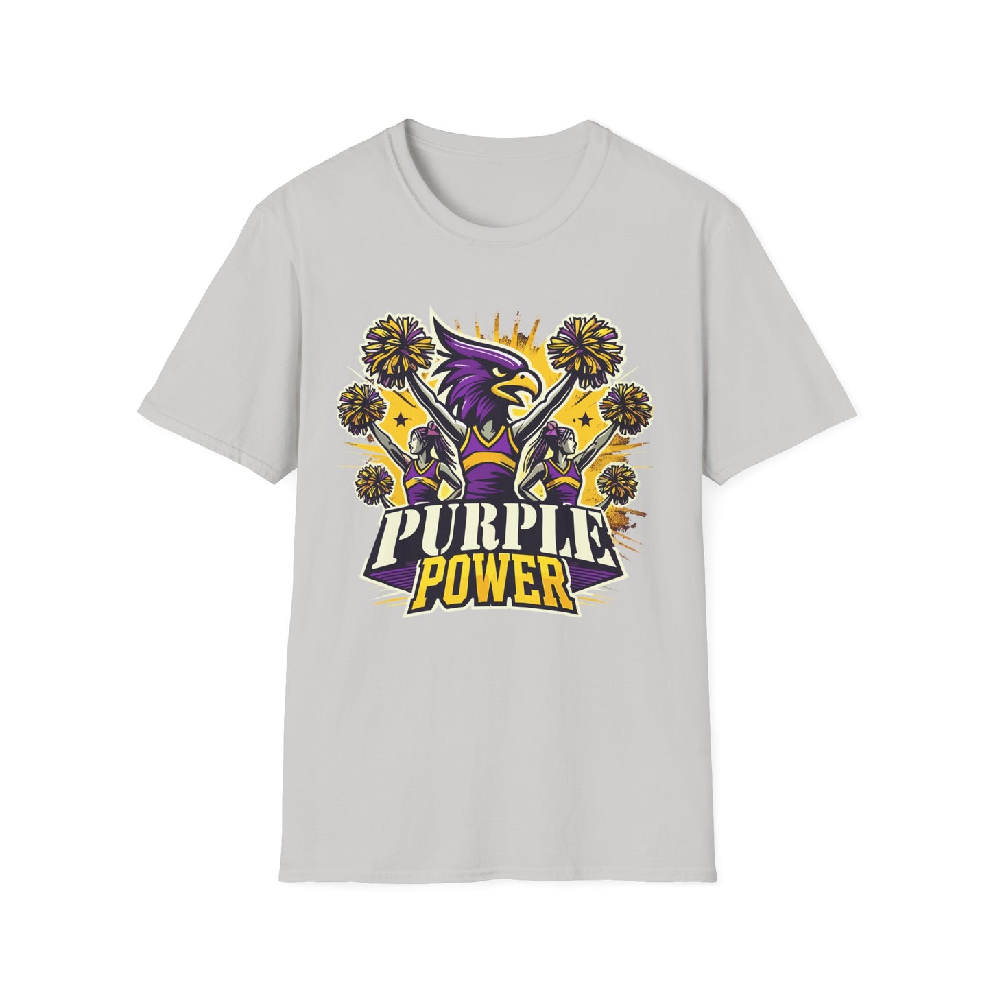 Cheer - Adult T-Shirt - Purple Power