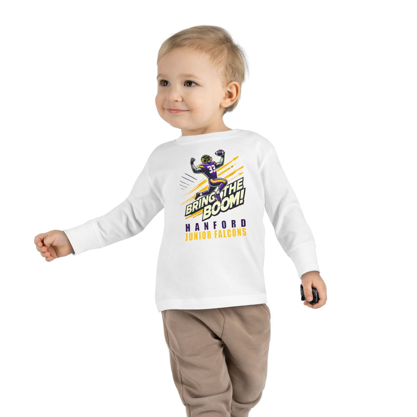 Football - Toddler Long Sleeve - Bring the Boom