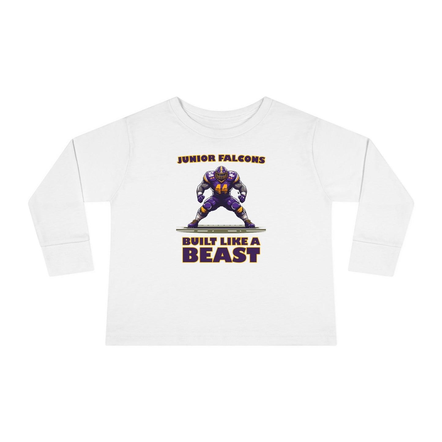 Football - Toddler Long Sleeve - Built like a Beast