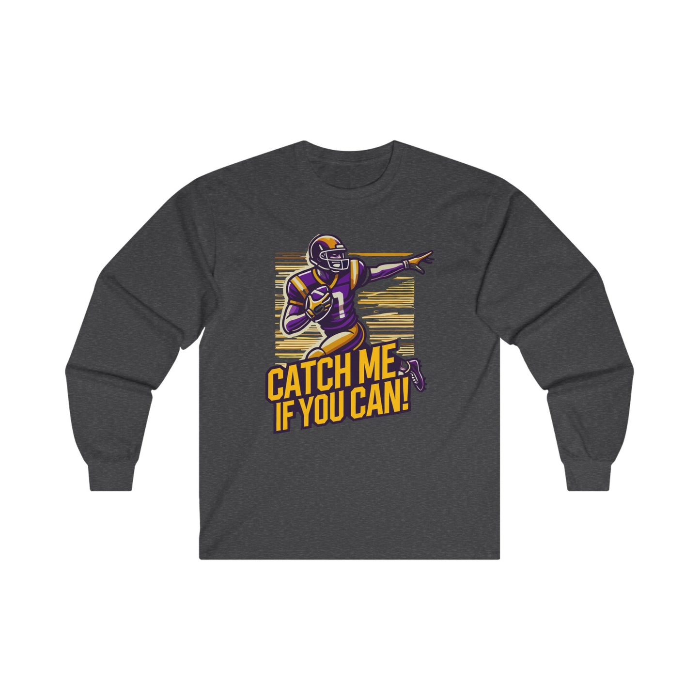 Football - Adult Long Sleeve - Catch me if you can