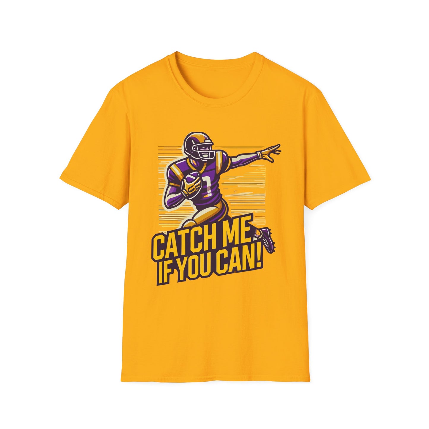 Football - Adult T-Shirt - Catch Me if You Can