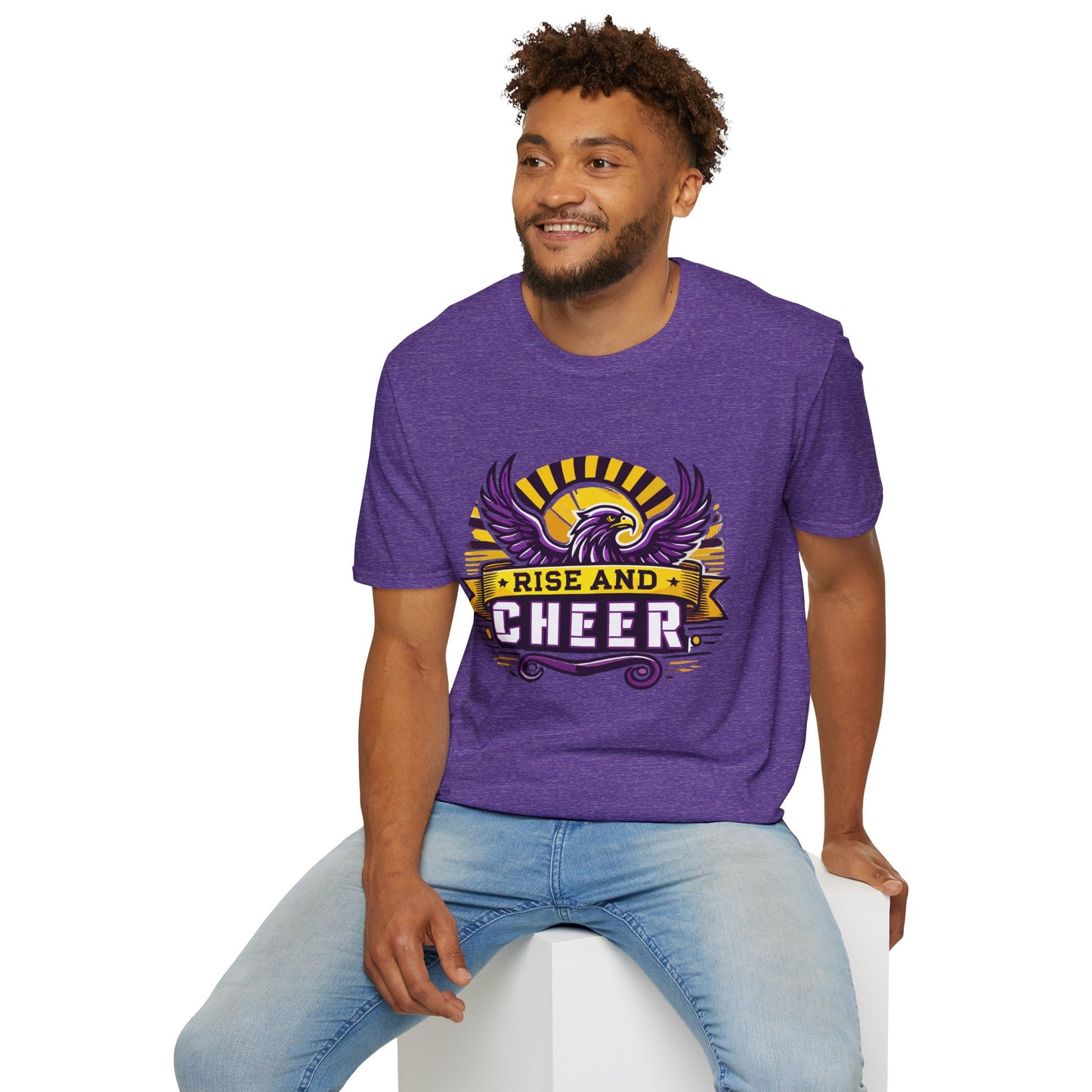 Cheer - Adult T-Shirt - Rise and Cheer