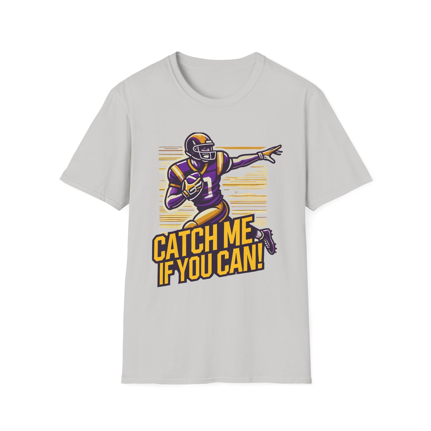 Football - Adult T-Shirt - Catch Me if You Can