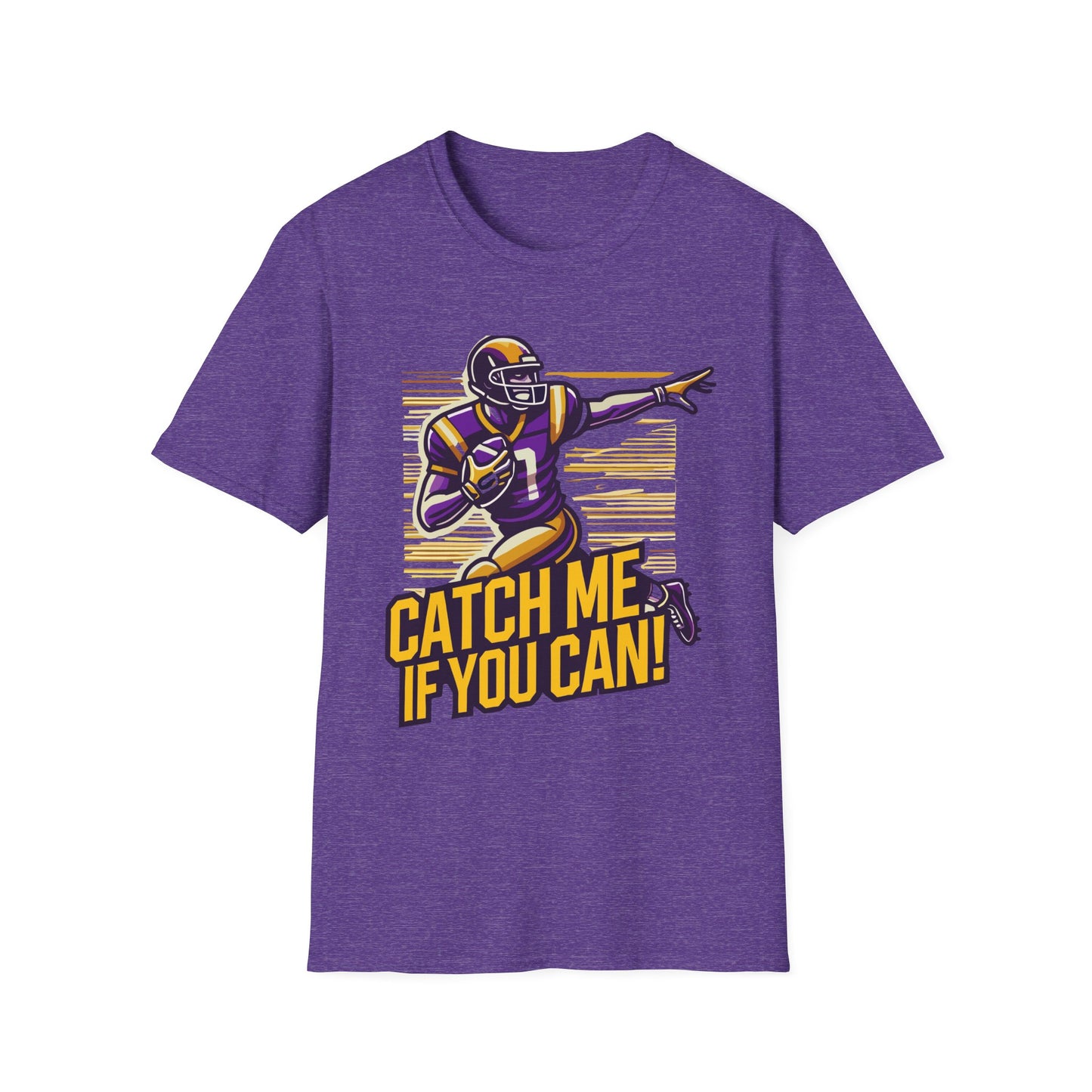 Football - Adult T-Shirt - Catch Me if You Can