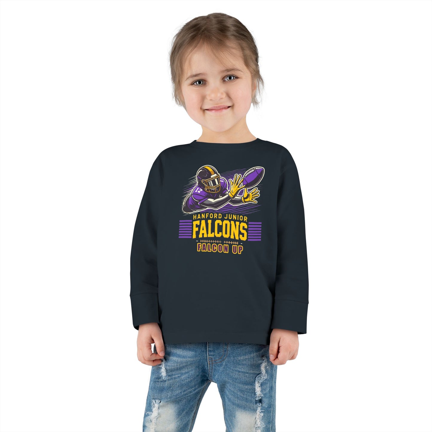 Football - Toddler Long Sleeve - Falcon Up