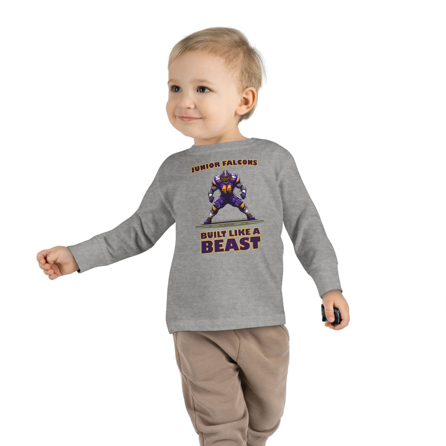 Football - Toddler Long Sleeve - Built like a Beast