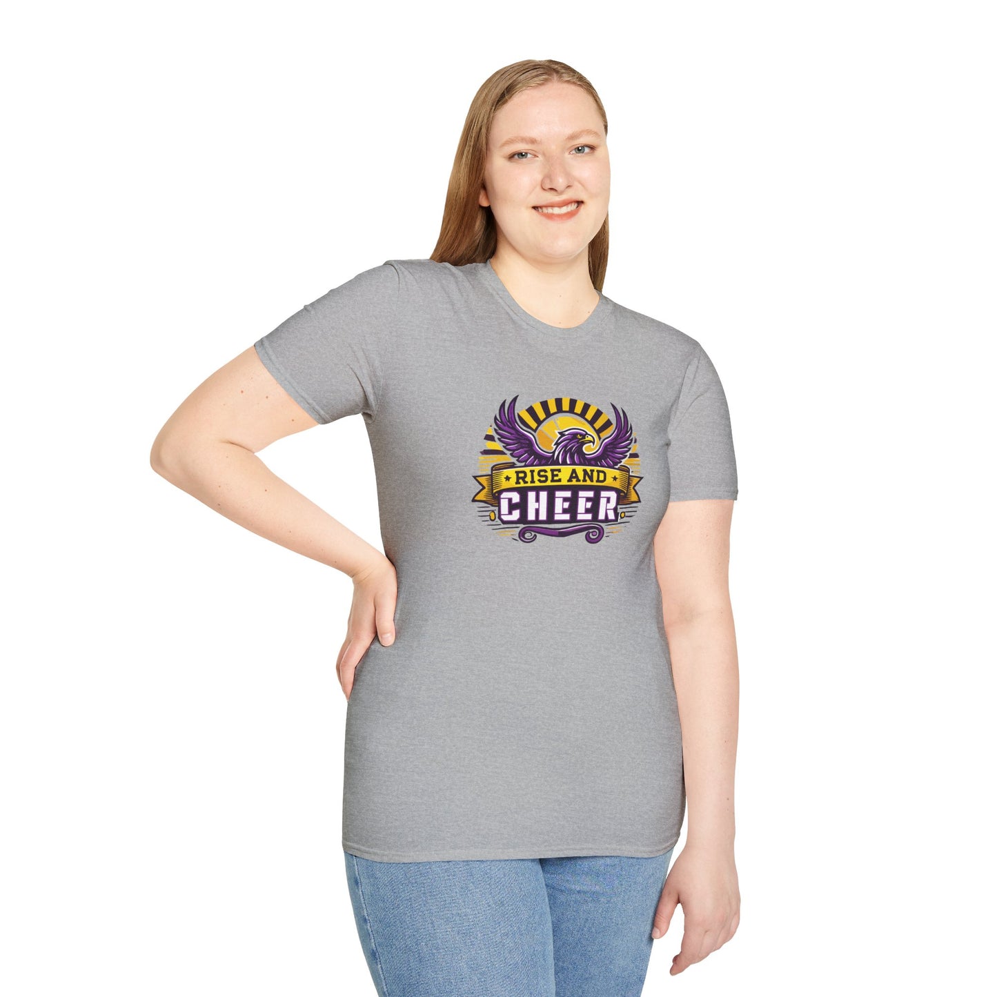 Cheer - Adult T-Shirt - Rise and Cheer