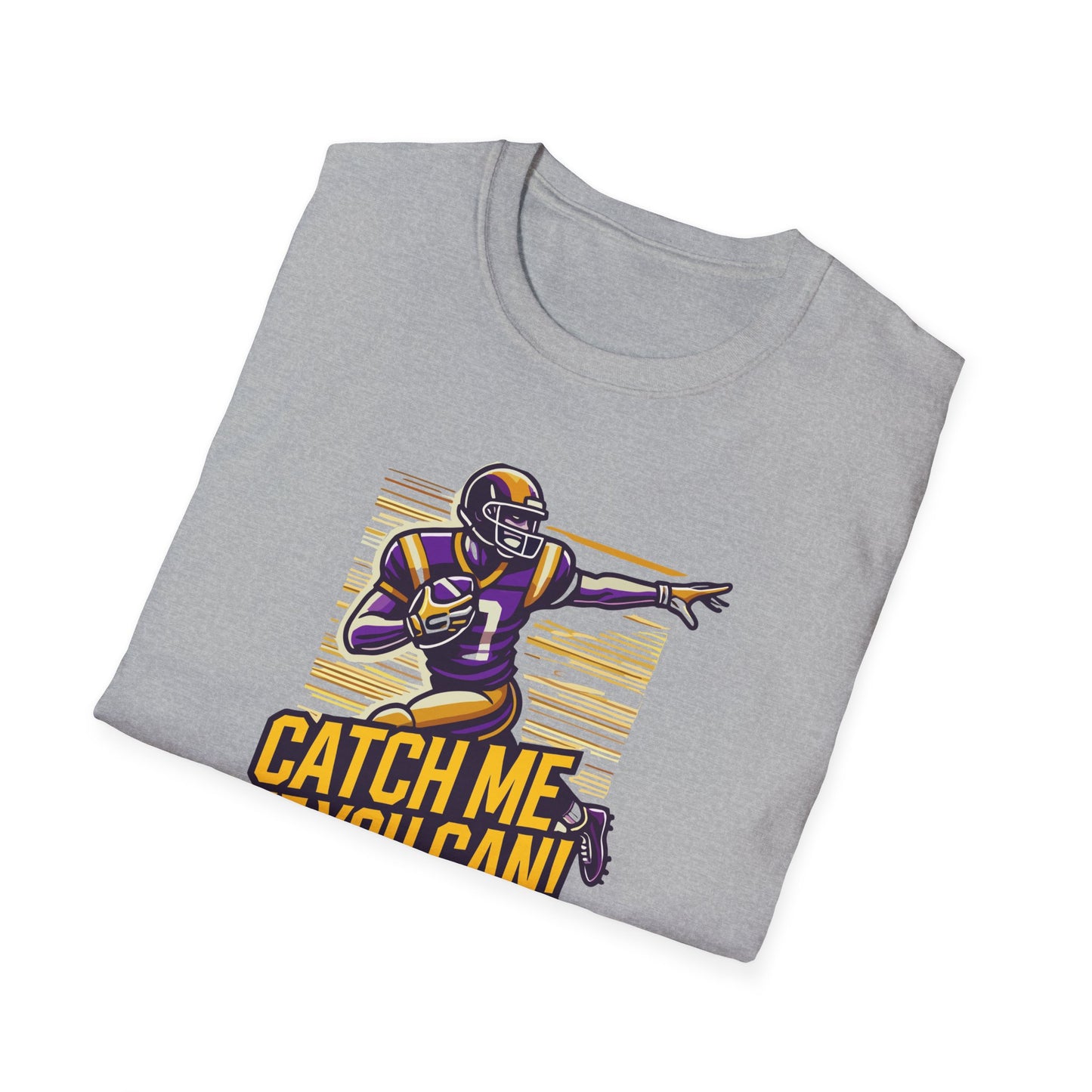 Football - Adult T-Shirt - Catch Me if You Can