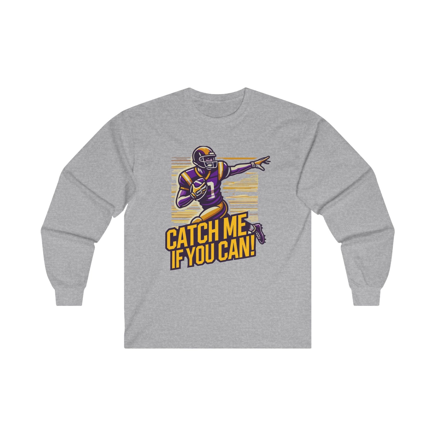 Football - Adult Long Sleeve - Catch me if you can