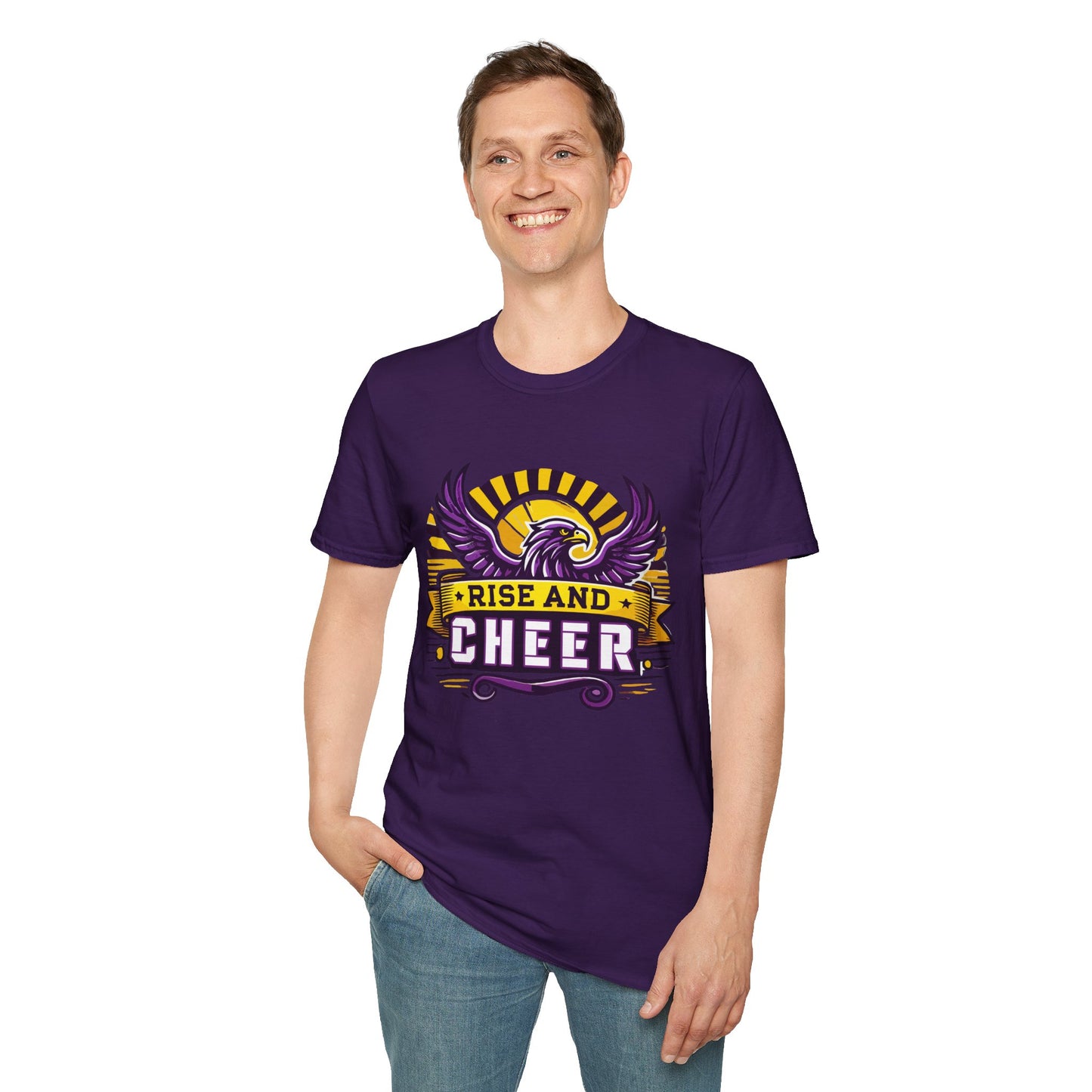 Cheer - Adult T-Shirt - Rise and Cheer