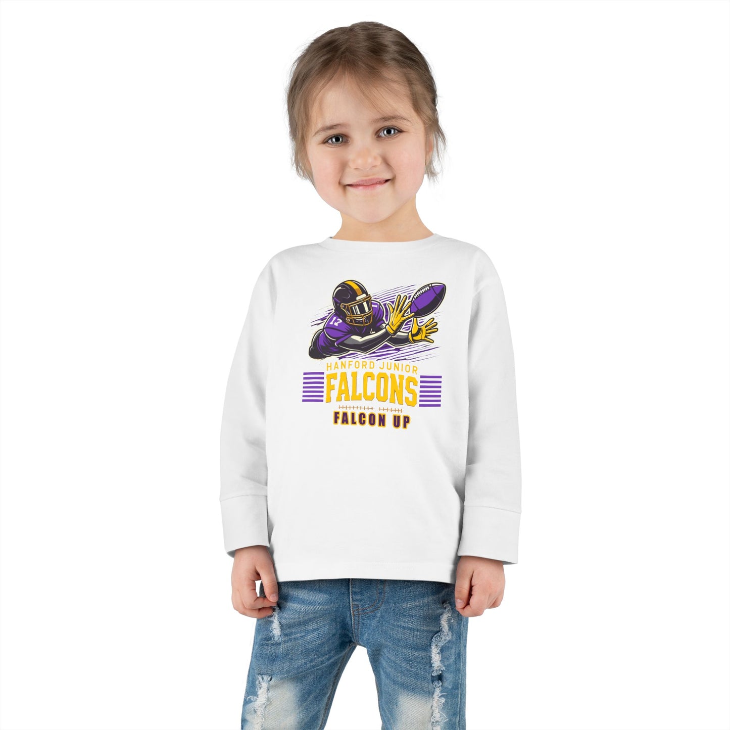 Football - Toddler Long Sleeve - Falcon Up