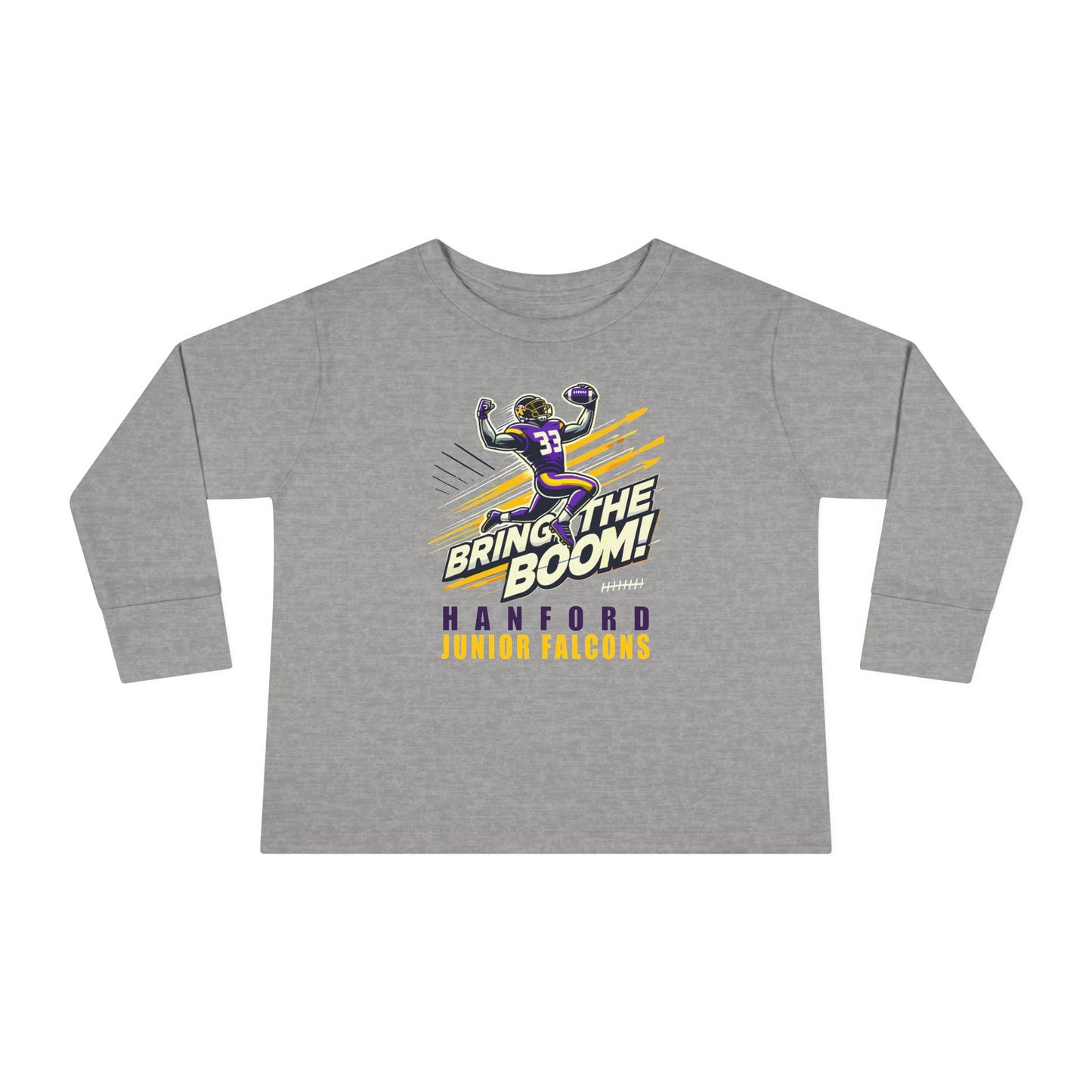 Football - Toddler Long Sleeve - Bring the Boom