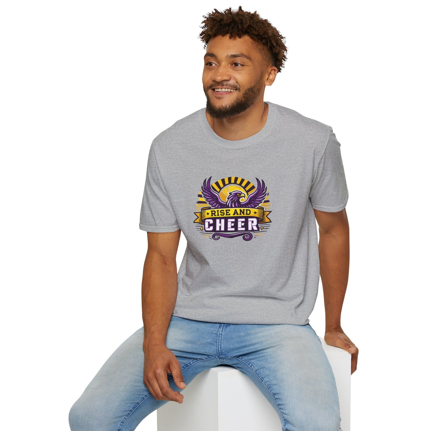 Cheer - Adult T-Shirt - Rise and Cheer