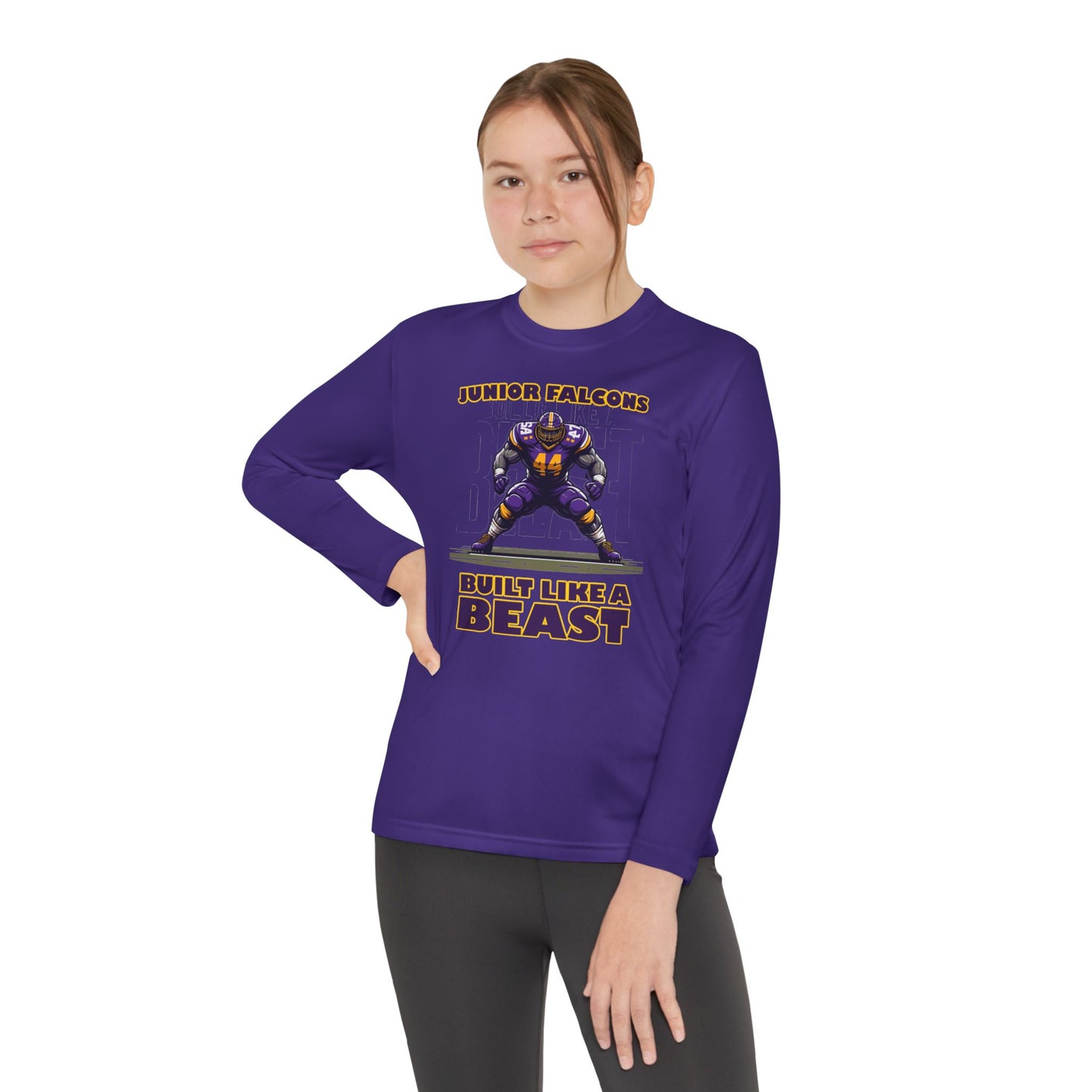 Football - Youth Long Sleeve - Built Like A Beast