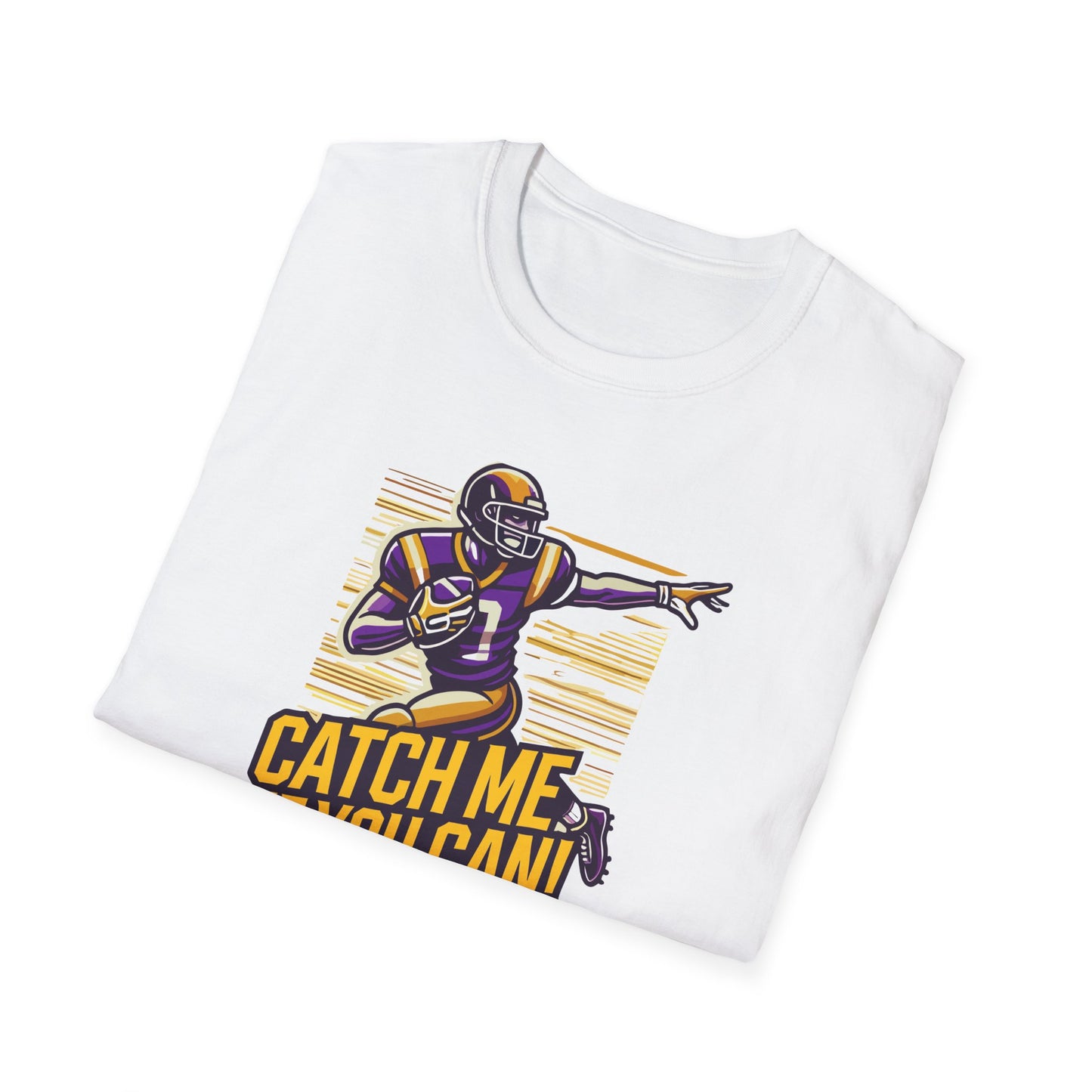 Football - Adult T-Shirt - Catch Me if You Can