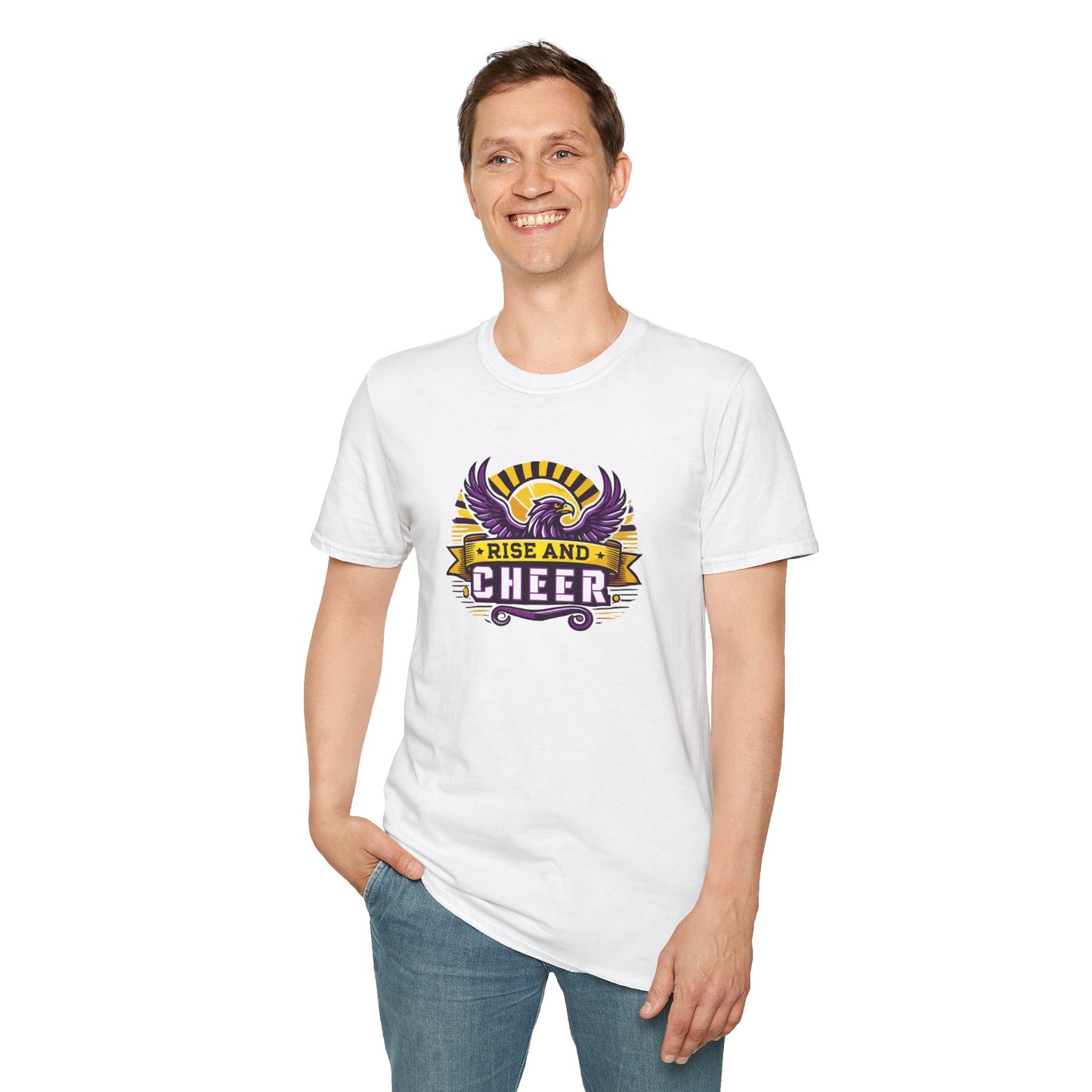 Cheer - Adult T-Shirt - Rise and Cheer