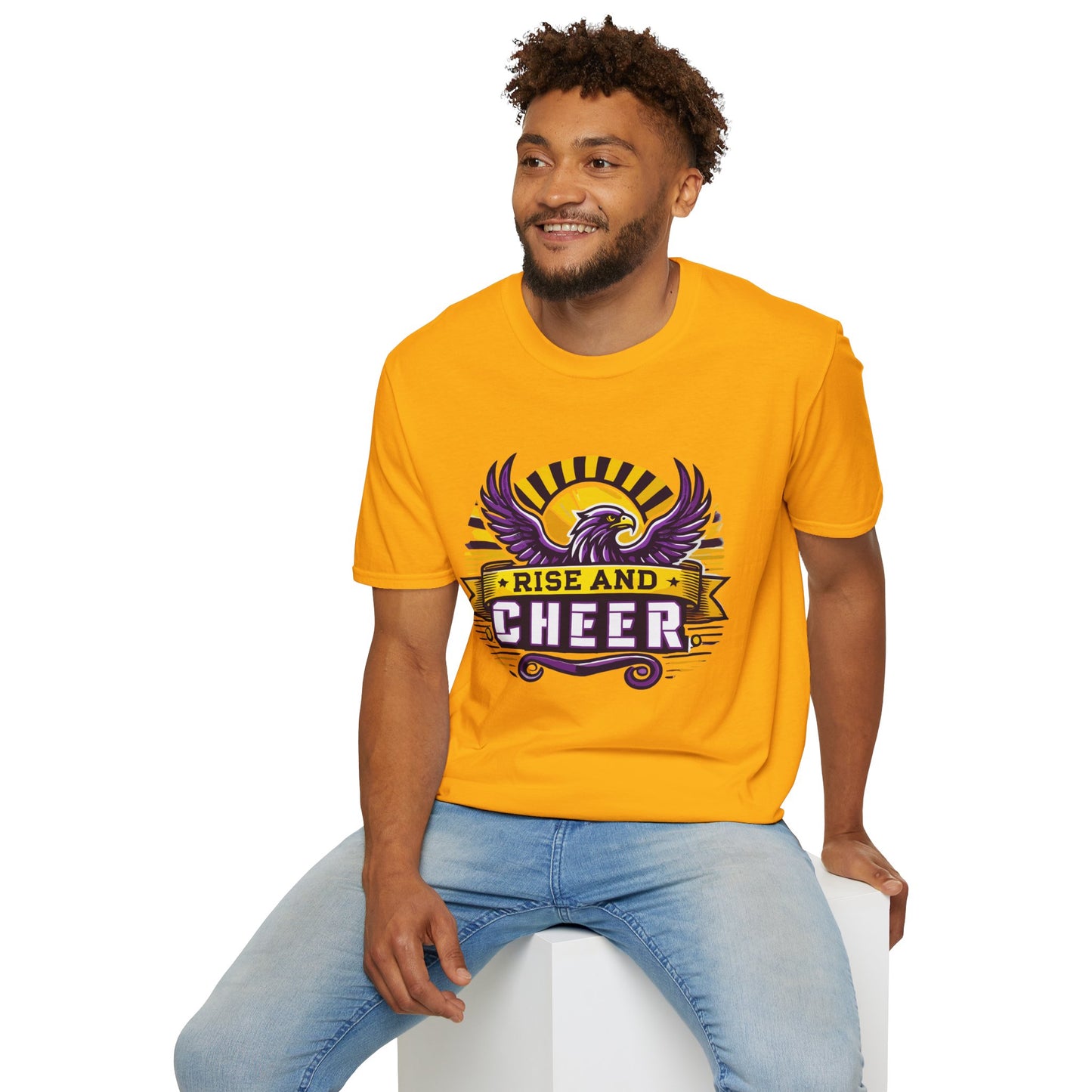 Cheer - Adult T-Shirt - Rise and Cheer