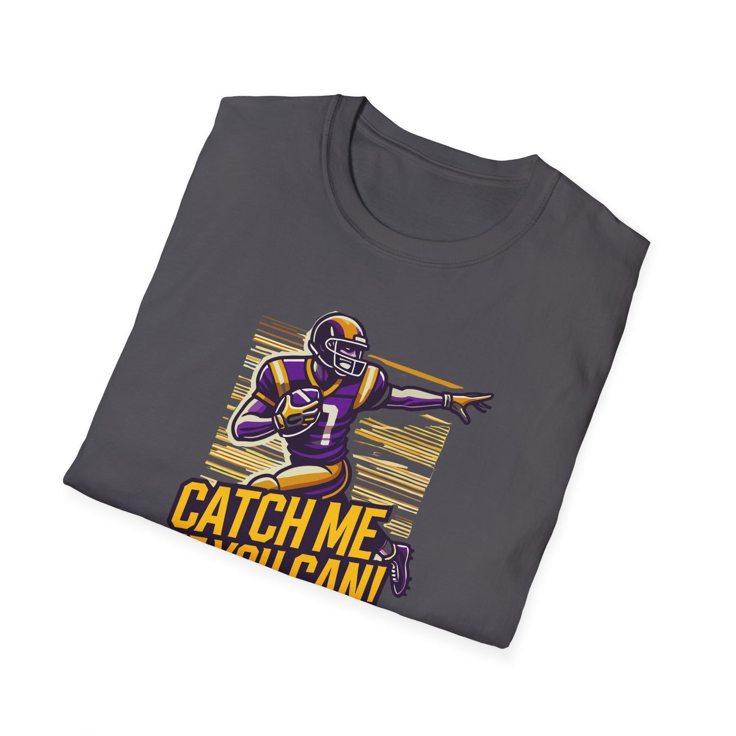 Football - Adult T-Shirt - Catch Me if You Can