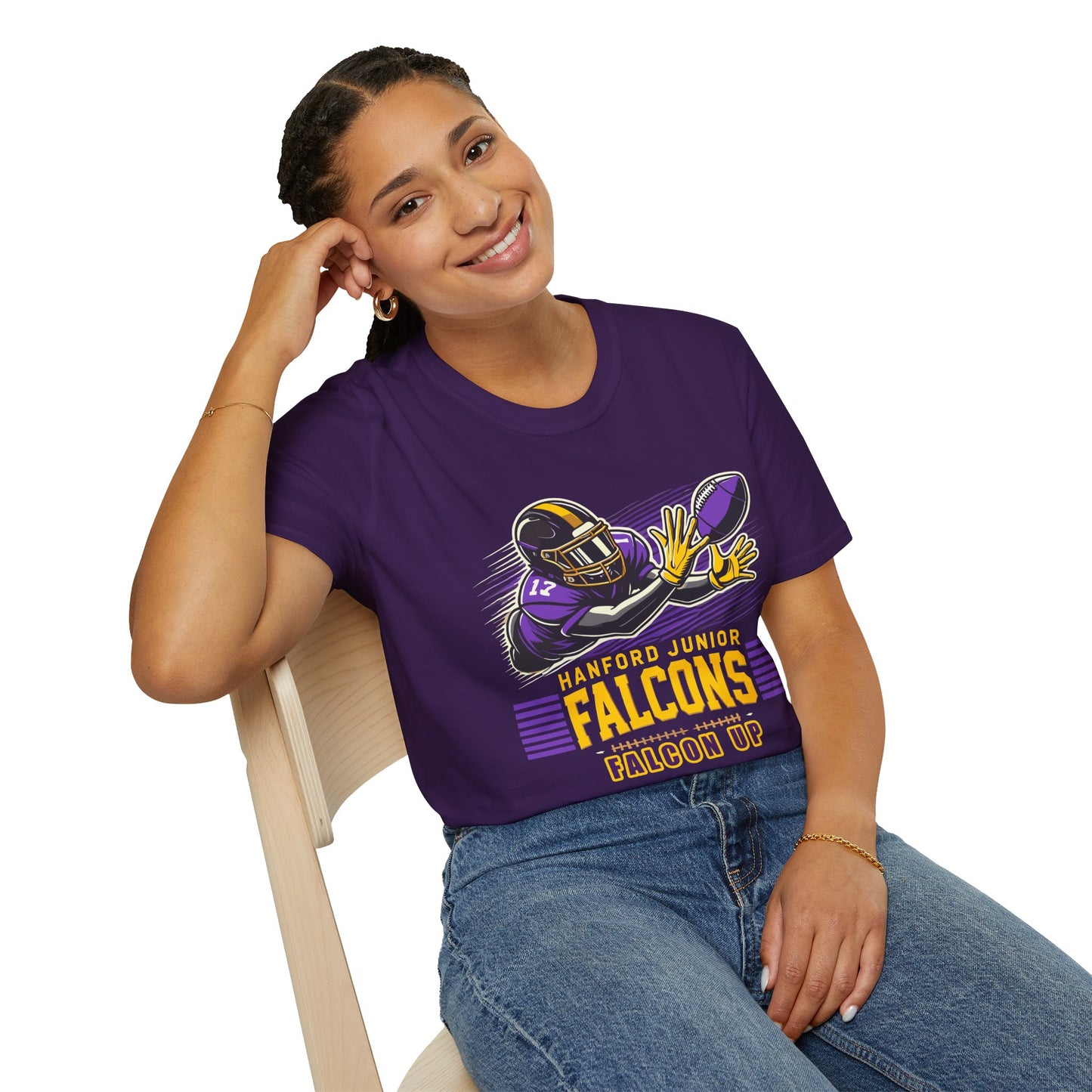 Football - Adult T-Shirt - Falcon Up