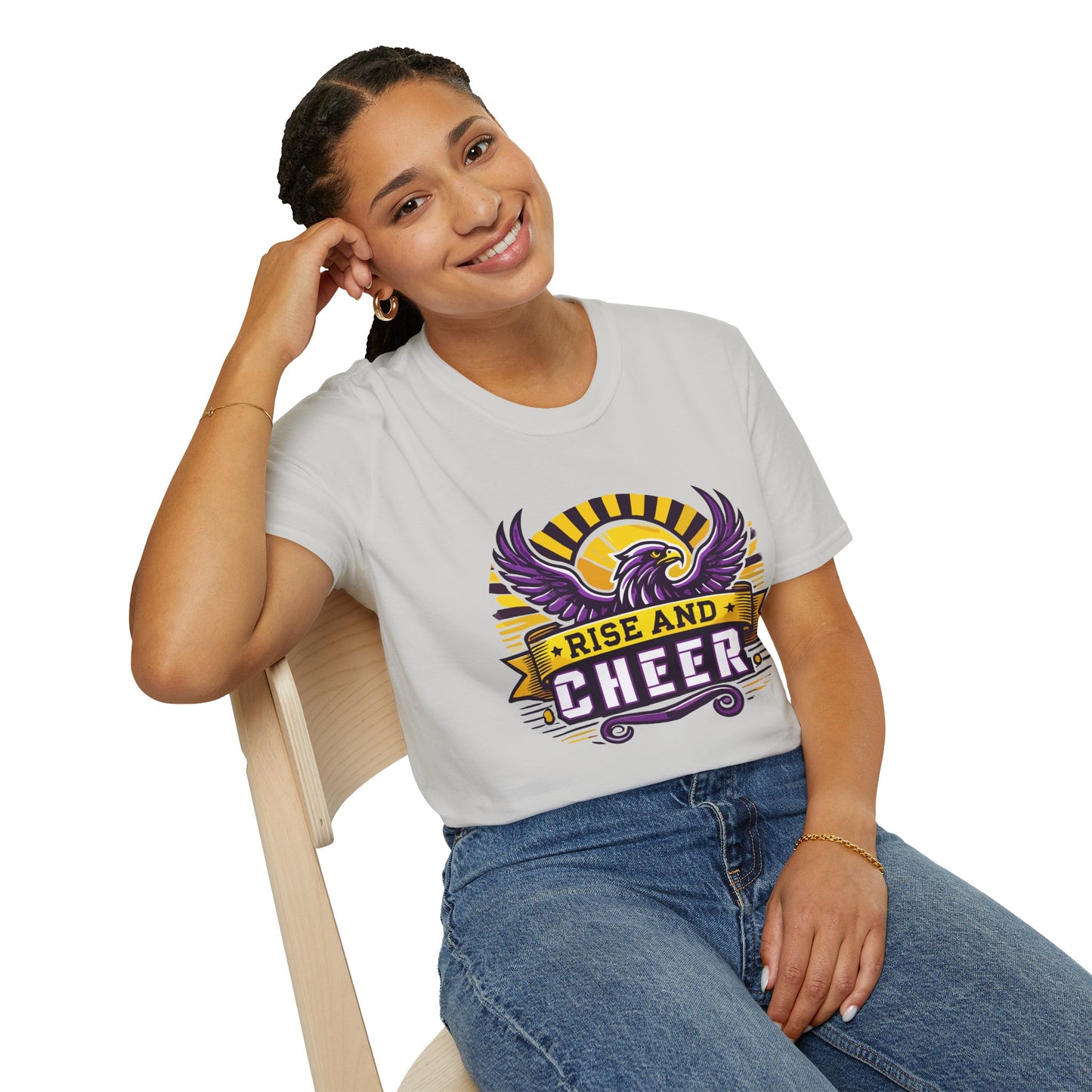 Cheer - Adult T-Shirt - Rise and Cheer