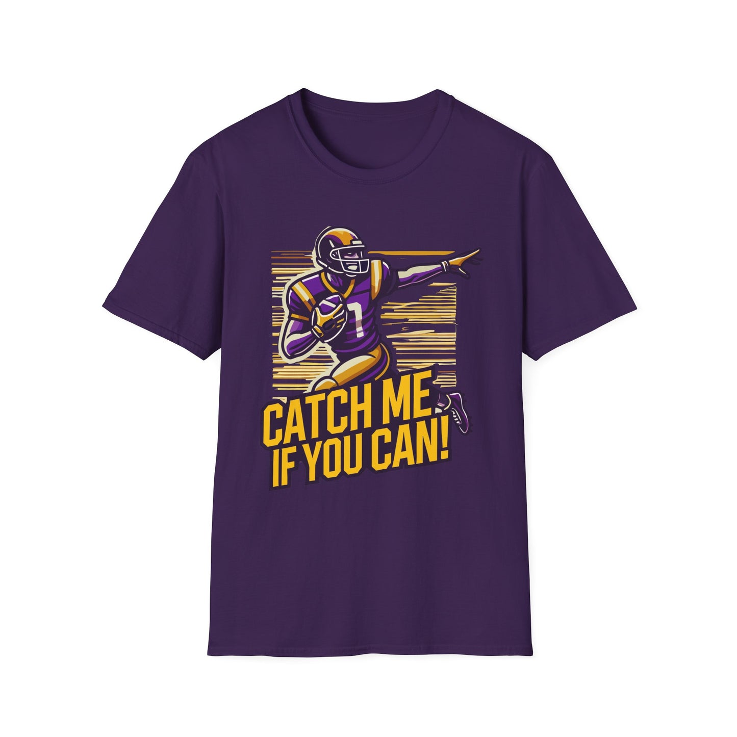 Football - Adult T-Shirt - Catch Me if You Can