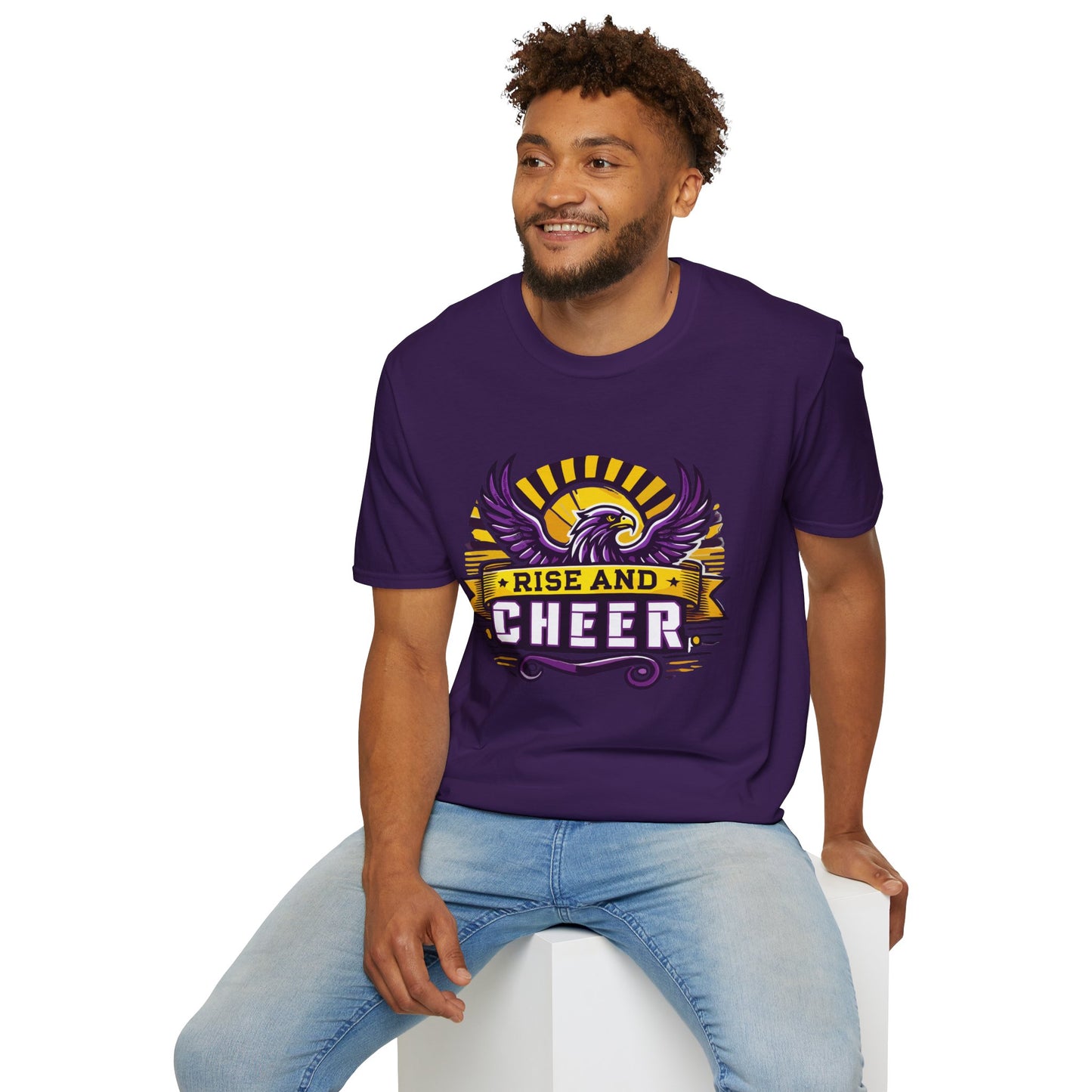 Cheer - Adult T-Shirt - Rise and Cheer